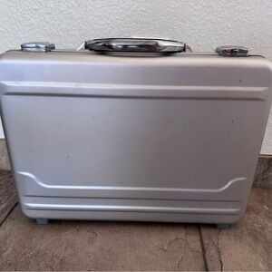 Sleek Silver Briefcase for Men